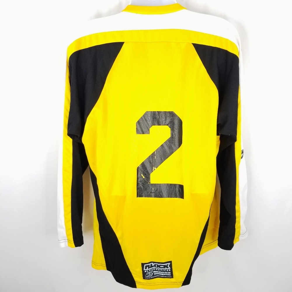 Echo Inline Hockey All Stars Mens L Jersey Yellow - Picture 3 of 8